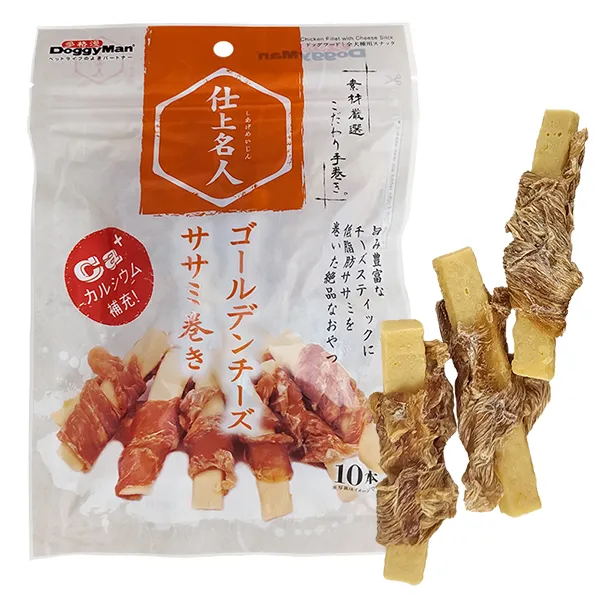 DoggyMan Chicken Fillet with Cheese Stick ДОГГІМЕН ПАЛИЧКА СИРНА З КУРЯЧИМ ФІЛЕ ласощі для собак — фото 1