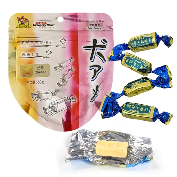 DoggyMan Deli Cube Cheese ДОГГІМЕН ЦУКЕРКИ КУБИКИ З СИРОМ ласощі для собак — фото 1