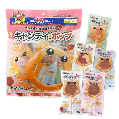 Лакомство для собак Леденец говядина, утка, лосось, ягненок, курица Delicious Lollipop DoggyMan