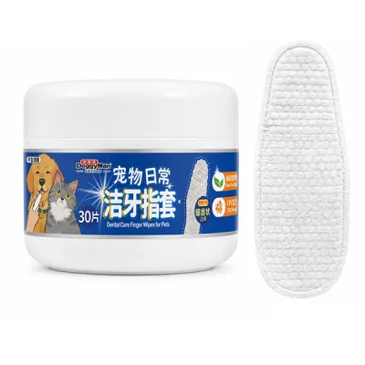 Влажные салфетки для зубов на палец, 30од. Dental Care Finger Wipes DoggyMan