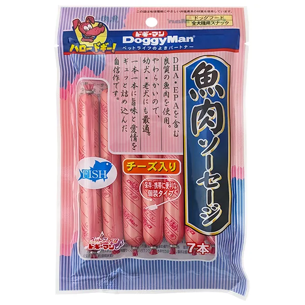Лакомства для собак DoggyMan Fish Sausages — фото 1