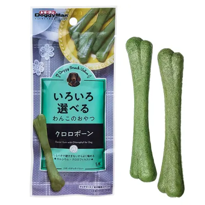 Жевательное лакомство для собак Dental Bone DoggyMan Green