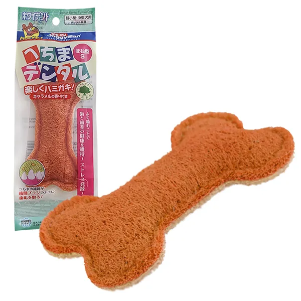 DoggyMan Bone Loofah жевательная игрушка для чистки зубов собак — фото 1