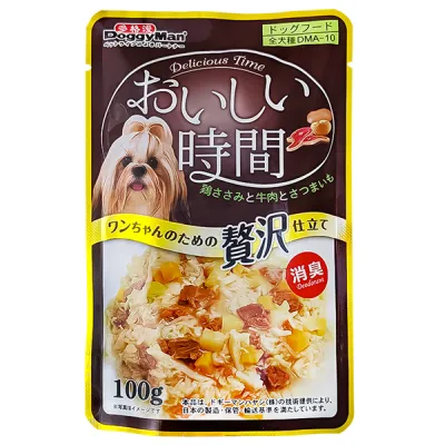 Вологий корм для собак 100г DoggyMan Low Fat Chicken & Beef