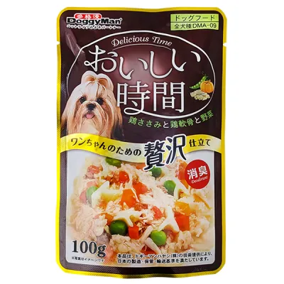 DoggyMan Low Fat Chicken & Cartilage консервы для собак в желе, влажный корм, пауч 100 г