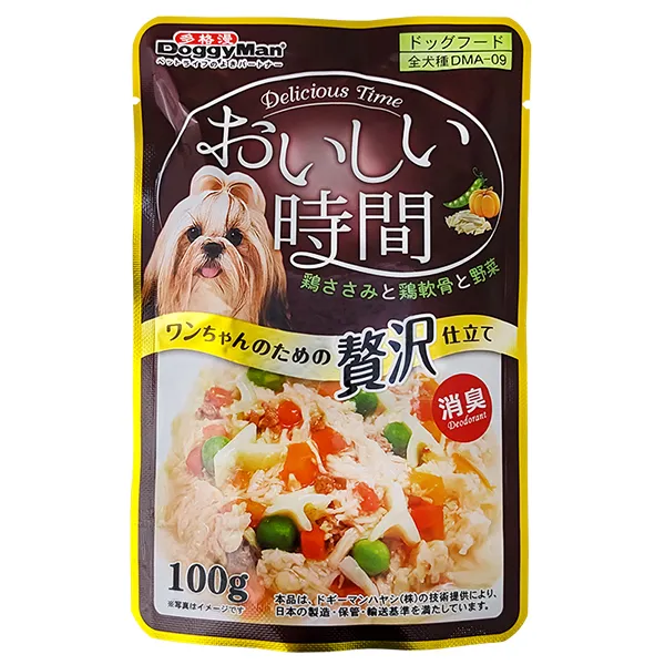 DoggyMan Low Fat Chicken & Cartilage консервы для собак в желе, влажный корм, пауч 100 г — фото 1