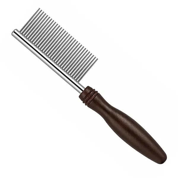 DoggyMan NSD Fine Teeth Comb With Handle ДОГГІМЕН ГРЕБІНЕЦЬ з дрібними зубцями та ручкою для собак — фото 1