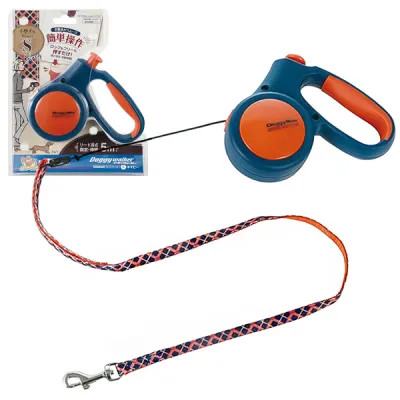 DoggyMan Retractable Lead Trad Style ДОГГІМЕН ДОГГІ ВОЛКЕР повідець рулетка для собак до 10кг, трос 5м