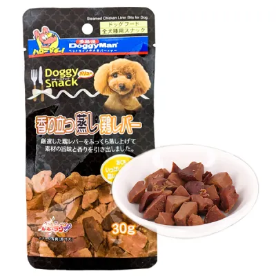 DoggyMan Куриная печень на пару, лакомство для собак
