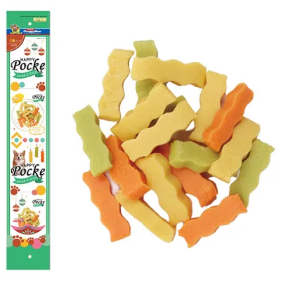 DoggyMan лакомство сырные палочки, микс, Wave Shaped Cheese Snack