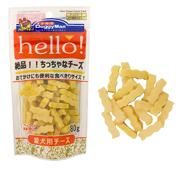 DoggyMan Wave Shaped Cheese Snack Original Flavor ДОГГІМЕН СИРНІ ПАЛИЧКИ ХВИЛЯ ласощі для собак — фото 1
