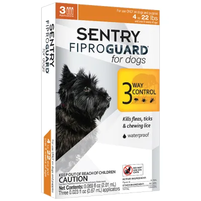Fiproguard ФІПРОГАРД краплі від бліх, кліщів та вошей для собак до 10кг, 0.67мл