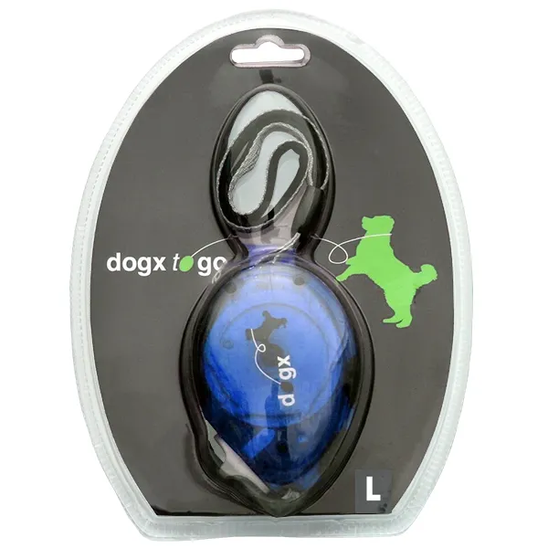 Flamingo Dogx2GO Belt Glassy L ФЛАМІНГО БЕЛТ ГЛАССІ повідець рулетка для собак до 35кг, світловідбивна стрічка 2м — фото 1