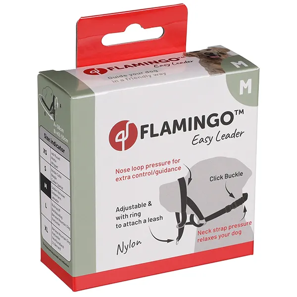 Flamingo Easy Leader ФЛАМІНГО ІЗІ ЛІДЕР намордник для корекції поведінки собак, лабрадор, доберман, ретрівер — фото 1