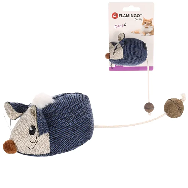 Flamingo Jeany Mouse ФЛАМІНГО ДЖИНІ МИША м’яка іграшка з котячою м’ятою для котів — фото 1