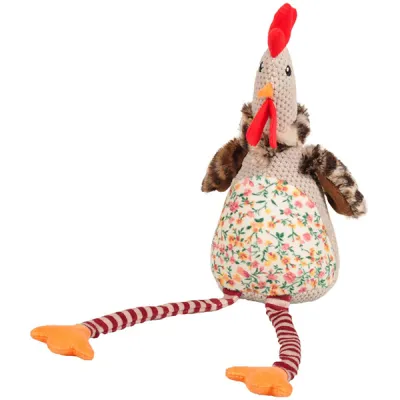 Flamingo Macy Chicken мягкая игрушка с пищалкой для собак