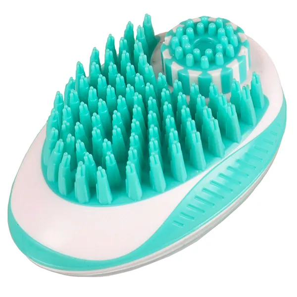 Flamingo Margo 2in1 Clean And Massage Brush щетка для чистки и массажа собак — фото 1