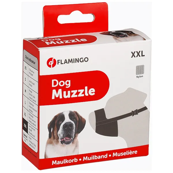 Намордник для собак, нейлон, Flamingo Muzzle Nylon — фото 1