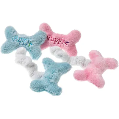 Мягкая игрушка с пищалкой для щенков Flamingo Puppy Mini Bones