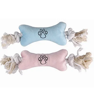 Мягкая игрушка на канате для щенков Flamingo Puppy Plush Bone