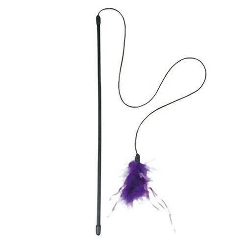Игрушка-дразнилка для кошек с перьями Flamingo Rod Plumeau — фото 1