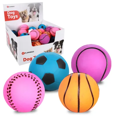 Flamingo Sports Ball Neon ФЛАМІНГО СПОРТИВНИЙ М’ЯЧ НЕОН іграшка для собак