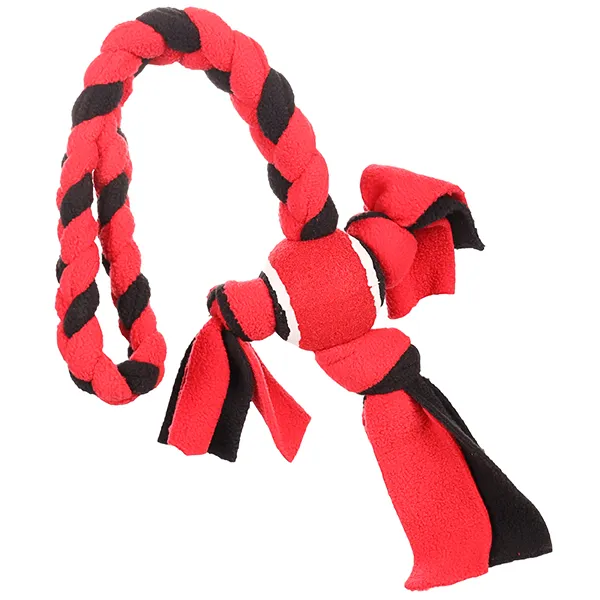 Игрушка для собак Flamingo Womas Fleece Rope With Ball — фото 1