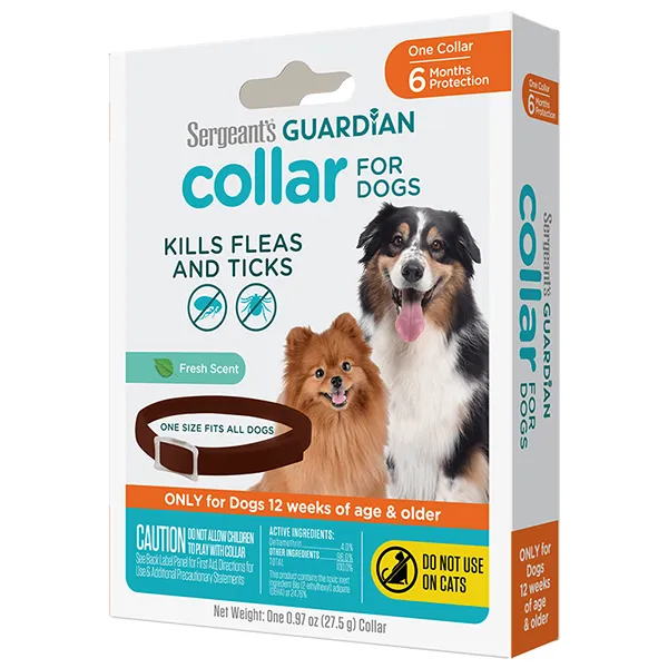 Sergeant’s Guardian Flea&Tick Dog Collar ГАРДІАН НАШИЙНИК від бліх і кліщів для собак — фото 1