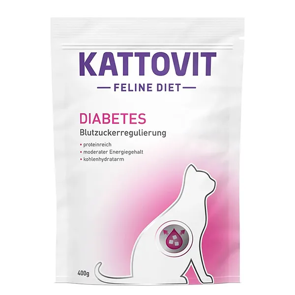 Kattovit Veterinary Diabetes КАТТОВІТ ДІАБЕТ дієтичний сухий корм для котів із цукровим діабетом і ожирінням — фото 1