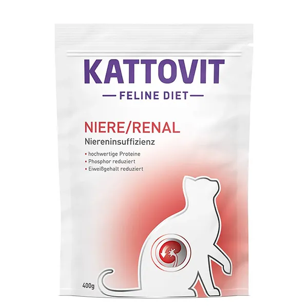 Kattovit Veterinary Niere Renal КАТТОВІТ РЕНАЛ дієтичний сухий корм для котів із захворюваннями нирок — фото 1