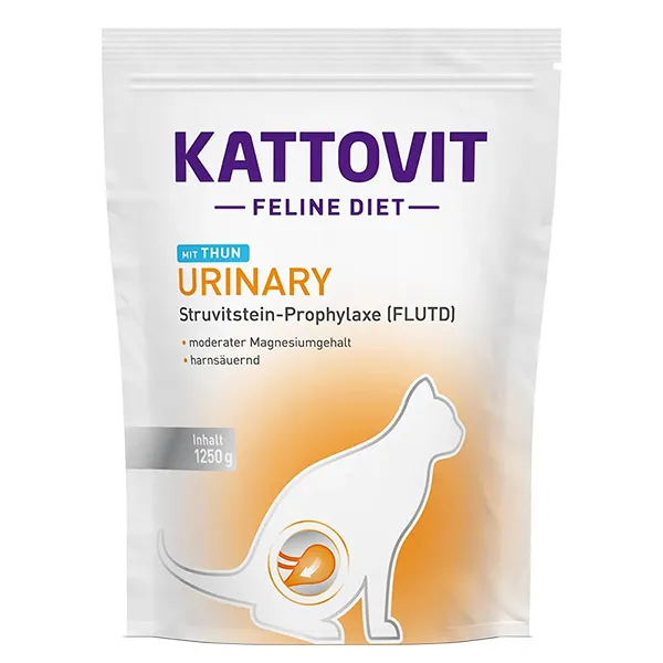 Kattovit Veterinary Urinary mit Thun КАТТОВІТ УРІНАРІ ТУНЕЦЬ дієтичний сухий корм для котів із захворюваннями нижніх сечовивідних шляхів — фото 1