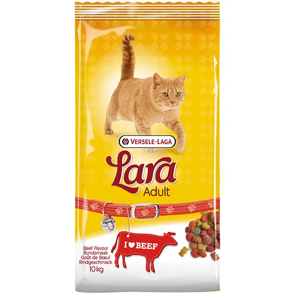 Lara Adult Beef flavour ЛАРА ЯЛОВИЧИНА сухий преміум корм для котів — фото 1