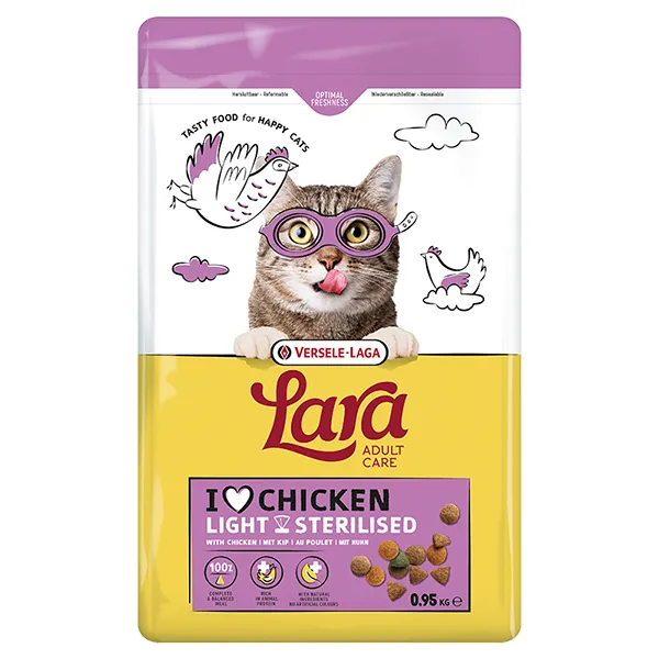 Lara Adult Care Light Sterilised ЛАЙТ СТЕРІЛАЙЗИД сухий преміум корм для стерилізованих або малоактивних котів — фото 1