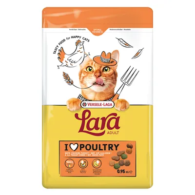 Lara Adult with Chicken & Turkey ЛАРА ІНДИЧКА КУРКА сухий преміум корм для котів