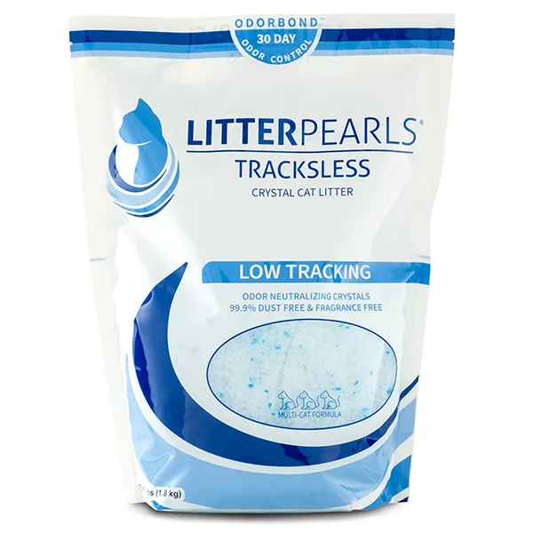 Litter Pearls TrackLess ЛИТТЕР ПЕРЛС ТРАКЛЕС кварцевый силикагелевый наполнитель для туалетов кошек — фото 1
