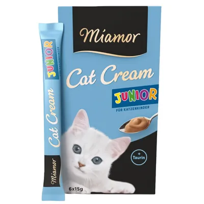 Miamor Cream Junior МИАМОР ЮНИОР кремовые жидкие лакомства для котят