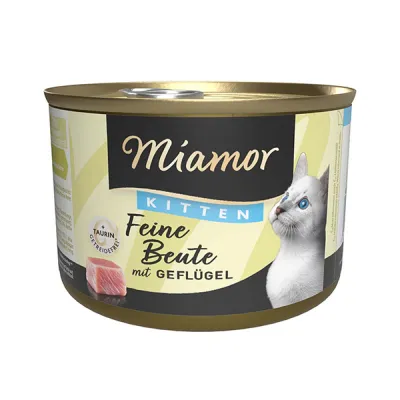 Беззерновый влажный корм для котят с птицей Miamor Feine Beute