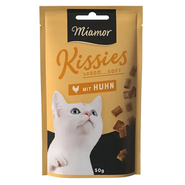 Лакомство для кошек Miamor Kissies с курицей — фото 1