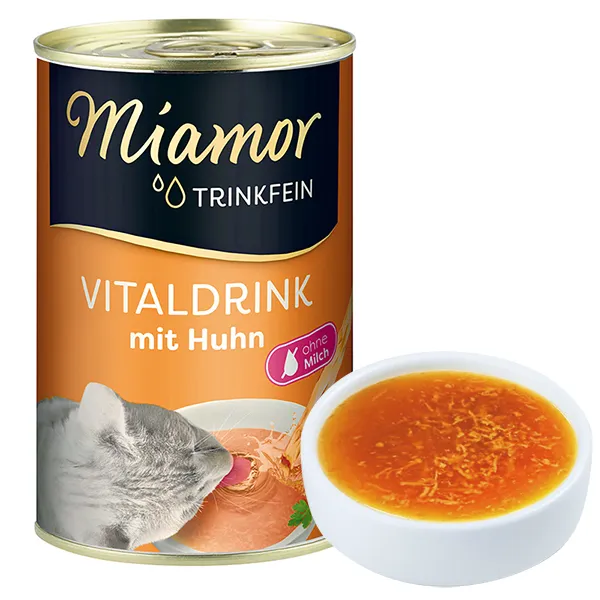 Напиток для кошек Miamor Vitaldrink с курицей — фото 1