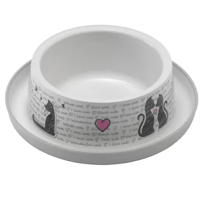 Moderna Trendy Dinner Cats in Love МОДЕРНА ЗАКОХАНІ КОТИ миска для котів, 350мл