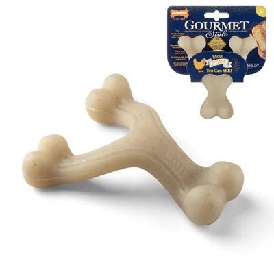 Жевательная игрушка для собак Nylabone Gourmet Wishbone Chicken
