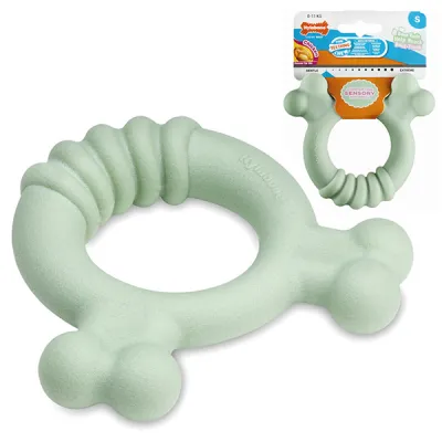 Жевательная игрушка для щенков Nylabone Puppy Chew Tactile Ring Chicken