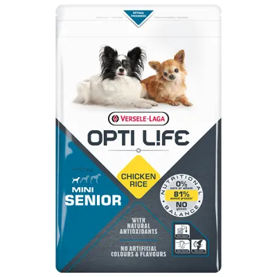 Сухой корм для собак малых пород Opti Life Senior Mini