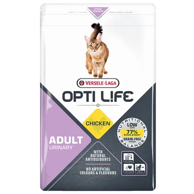 Opti Life Urinary ОПТІ ЛАЙФ УРІНАРІ беззерновий сухий суперпреміум корм для котів, схильних до сечокам’яної хвороби