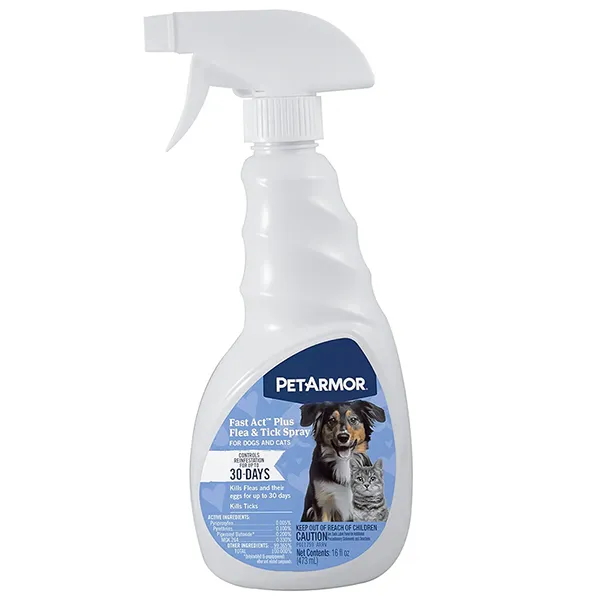 Спрей от блох и клещей для собак и кошек, PetArmor Fastact Plus — фото 1