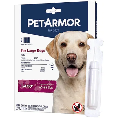 PetArmor Large ПЕТАРМОР краплі від бліх, кліщів, вошей для собак 20-40кг, 2.68мл