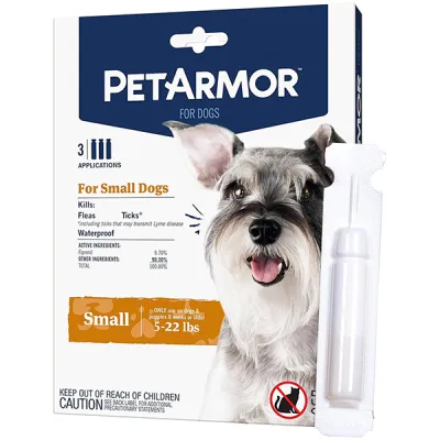 PetArmor Small ПЕТАРМОР краплі від бліх, кліщів, вошей для собак 2.2-10кг, 0.67мл