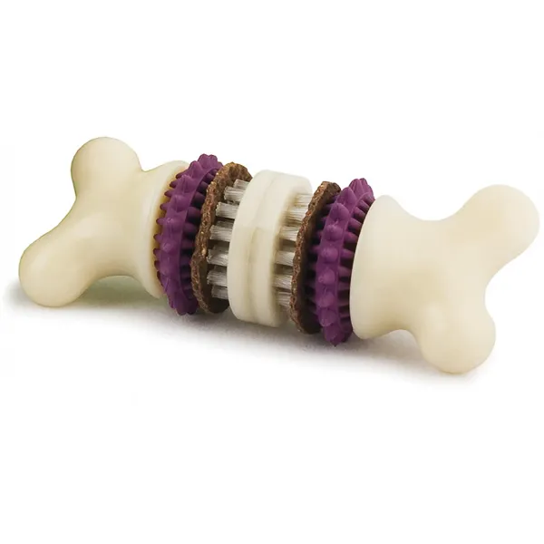 PetSafe Busy Buddy Bristle Bone ПЕТСЕЙФ БІЗІ БАДДІ БРІСТЛ БОУН жувальна іграшка з ласощами для собак — фото 1