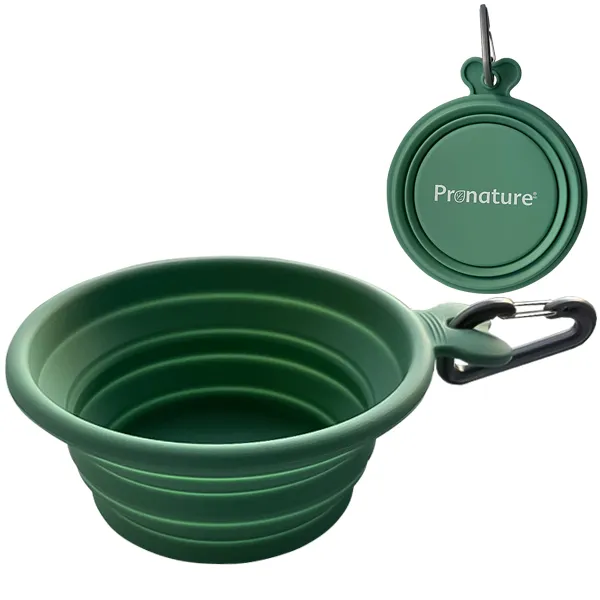 Складная миска для животных Pronature Collapsible Silicone Pet Bowl — фото 1