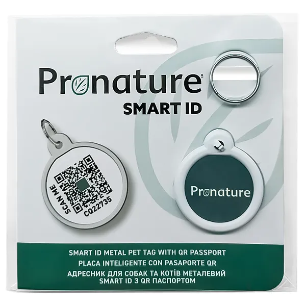 Pronature Smart ID ПРОНАТЮР СМАРТ ID адресник з QR-паспортом для собак та котів — фото 1